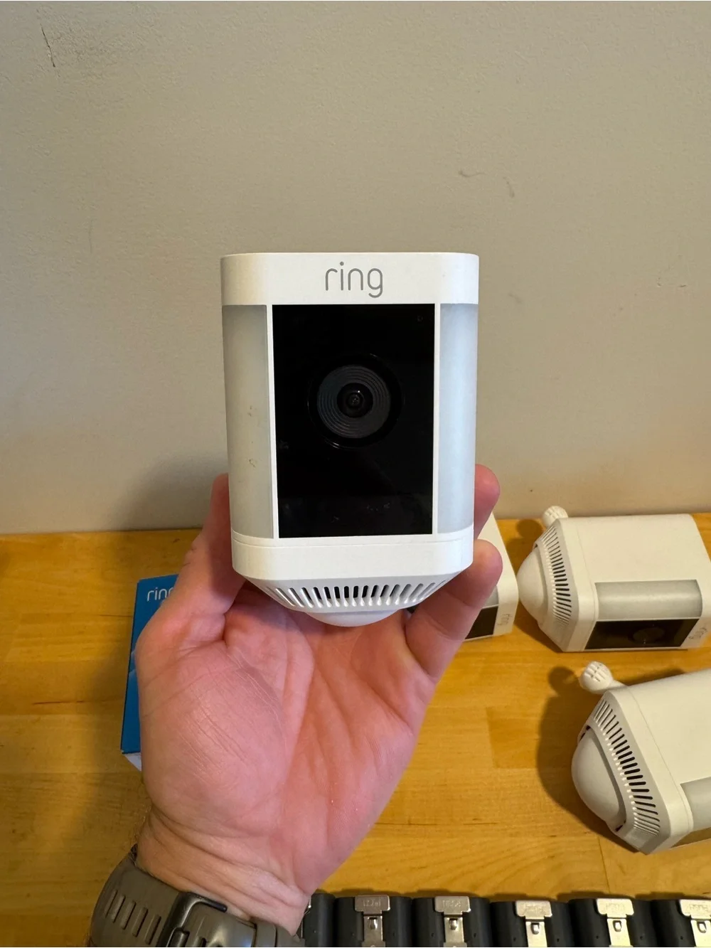 Ring Home Security System Bundle – 4 Cameras + Doorbell + Chime + 8 Batteries